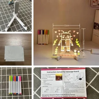 تخته شفاف LED دار